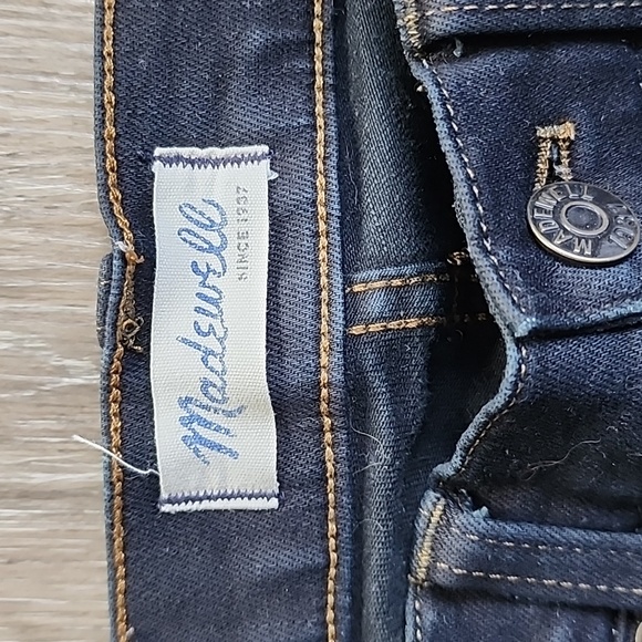 MADEWELL Dark Wash Denim Jeans - Picture 2 of 12